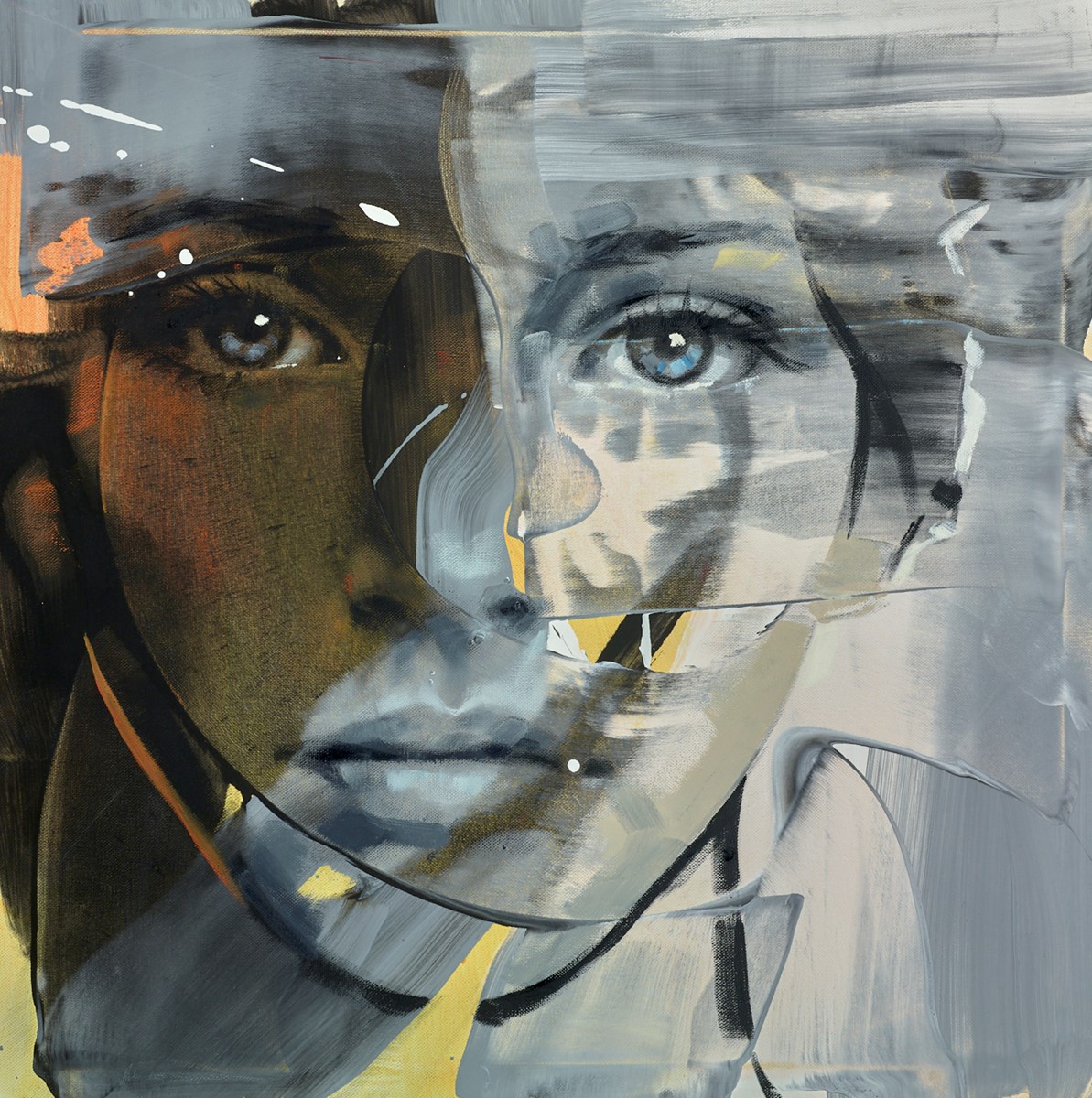 Lost in Your Eyes Original Painting on Box Canvas by Pier Toffoletti ART00177310